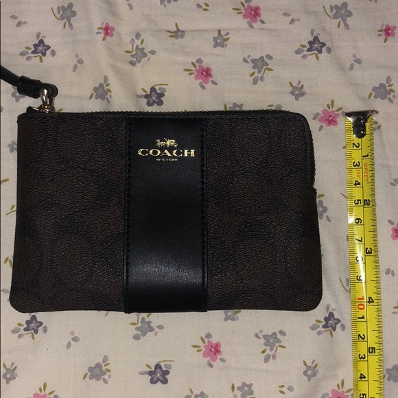 New Brown Coach Wristlet (Wallet) - Picture 2 of 4